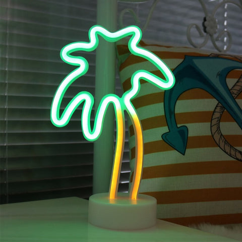 Neon Palm Tree